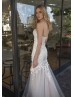 Strapless Classic Lace Tulle Wedding Dress